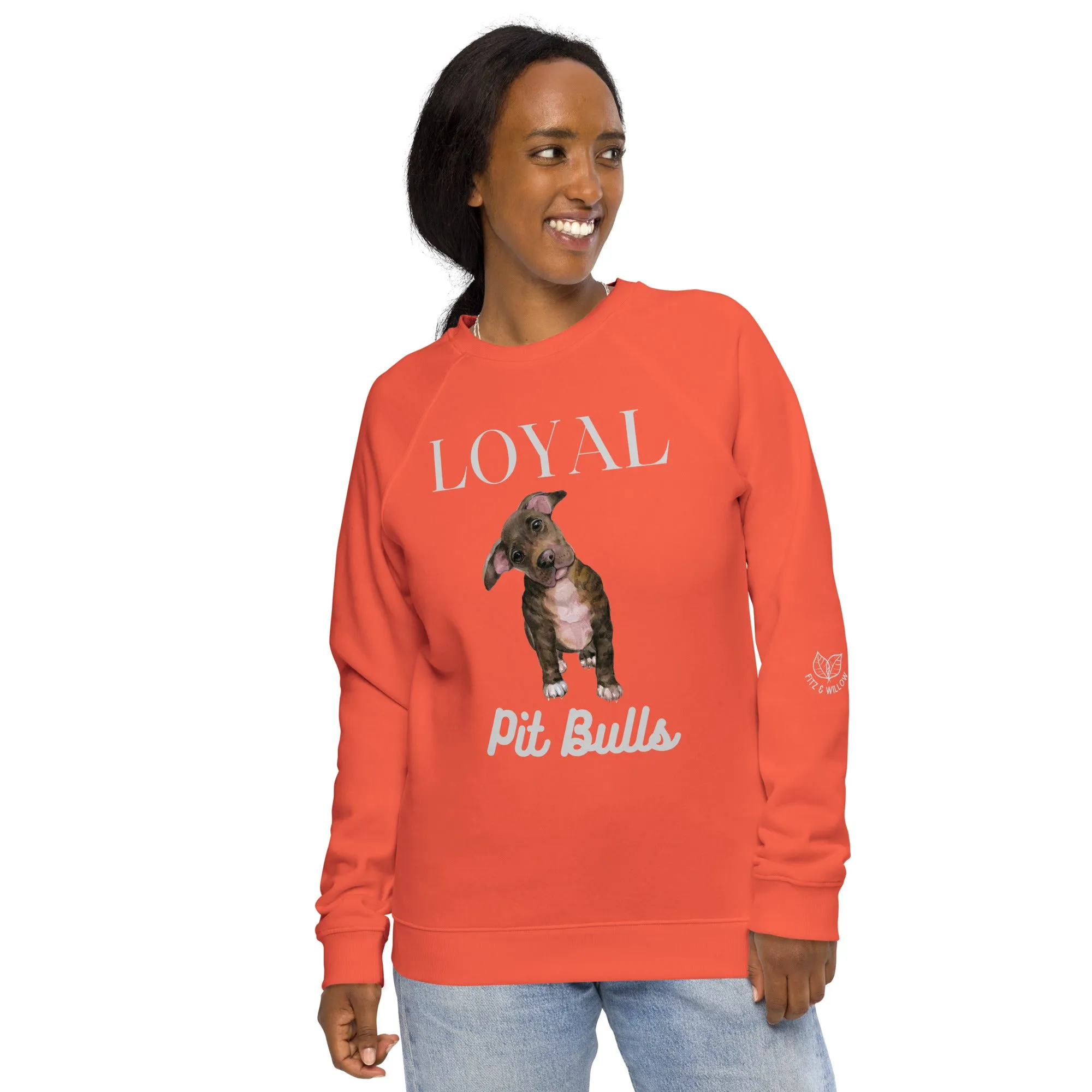 Pit Bull Dog, unisex eco-friendly sweatshirt