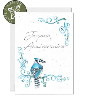 Plantable Birthday Card - Blue Bird