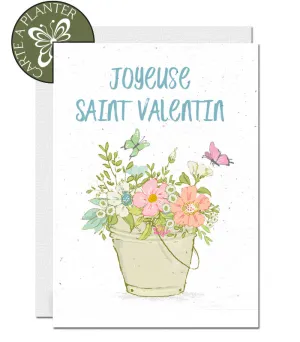 Plantable Valentines Day Card - Flowers