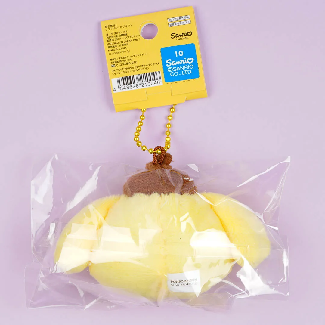 Pompompurin Wink Cheek To Cheek Magnet Plushie Charm