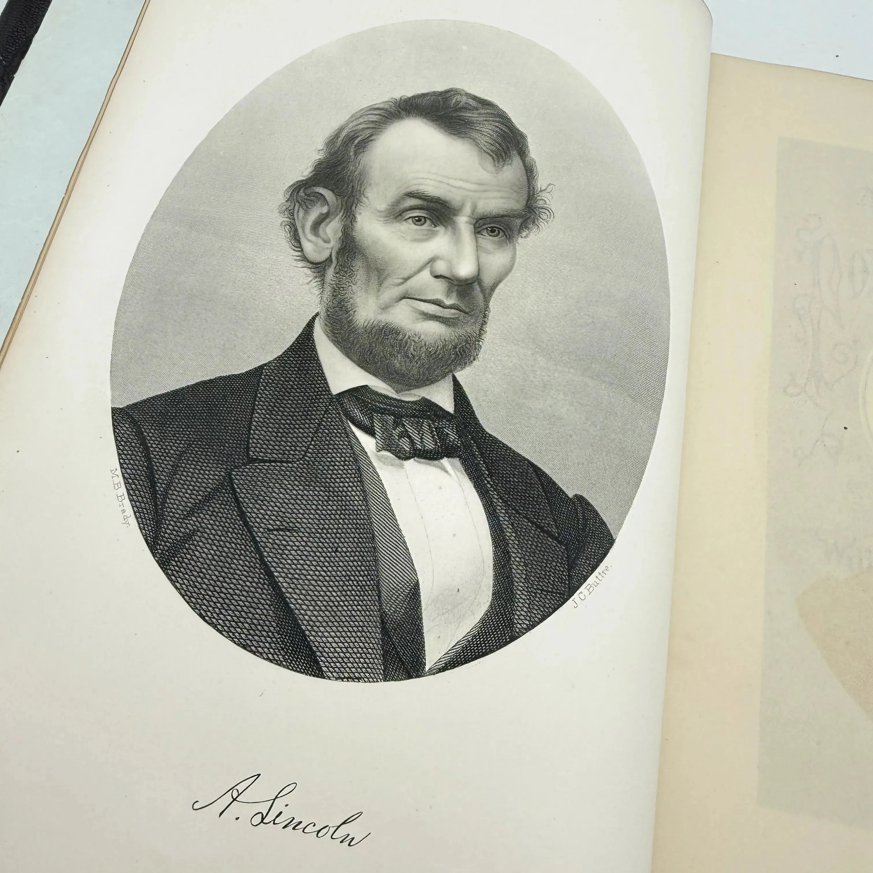 "The American Portrait Gallery with Biographical Sketches of Presidents, Statesmen, Military and Naval Heroes, Clergymen, Authors, Poets, etc." by Lillian C. Buttre — Two volume set — 1778