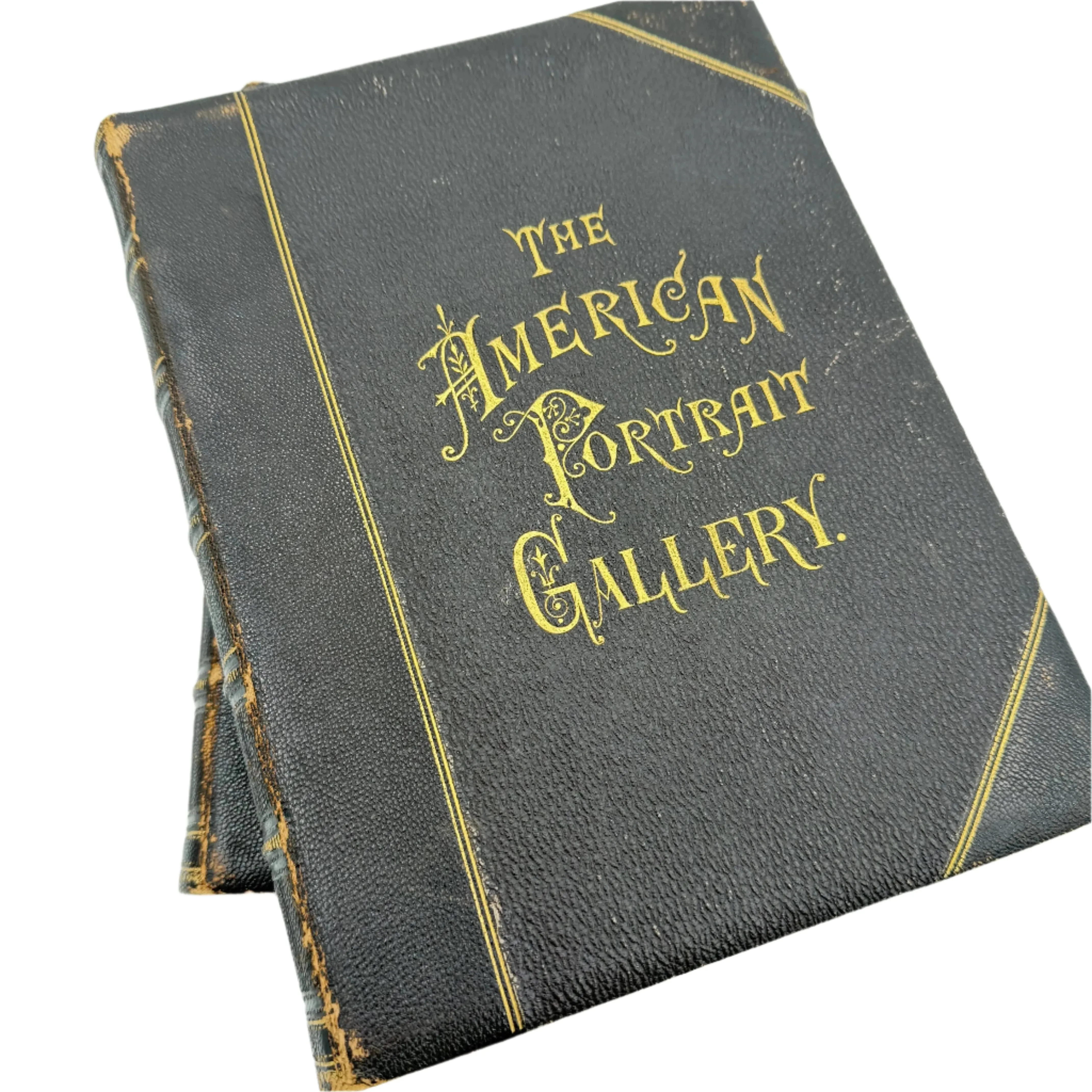 "The American Portrait Gallery with Biographical Sketches of Presidents, Statesmen, Military and Naval Heroes, Clergymen, Authors, Poets, etc." by Lillian C. Buttre — Two volume set — 1778