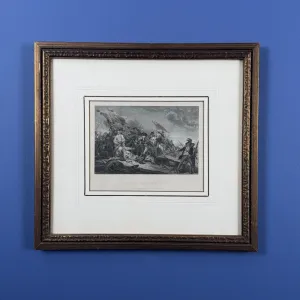 "The Death of General Warren at the Battle of Bunker's Hill, June 17, 1775" After John Trumbull — Framed print