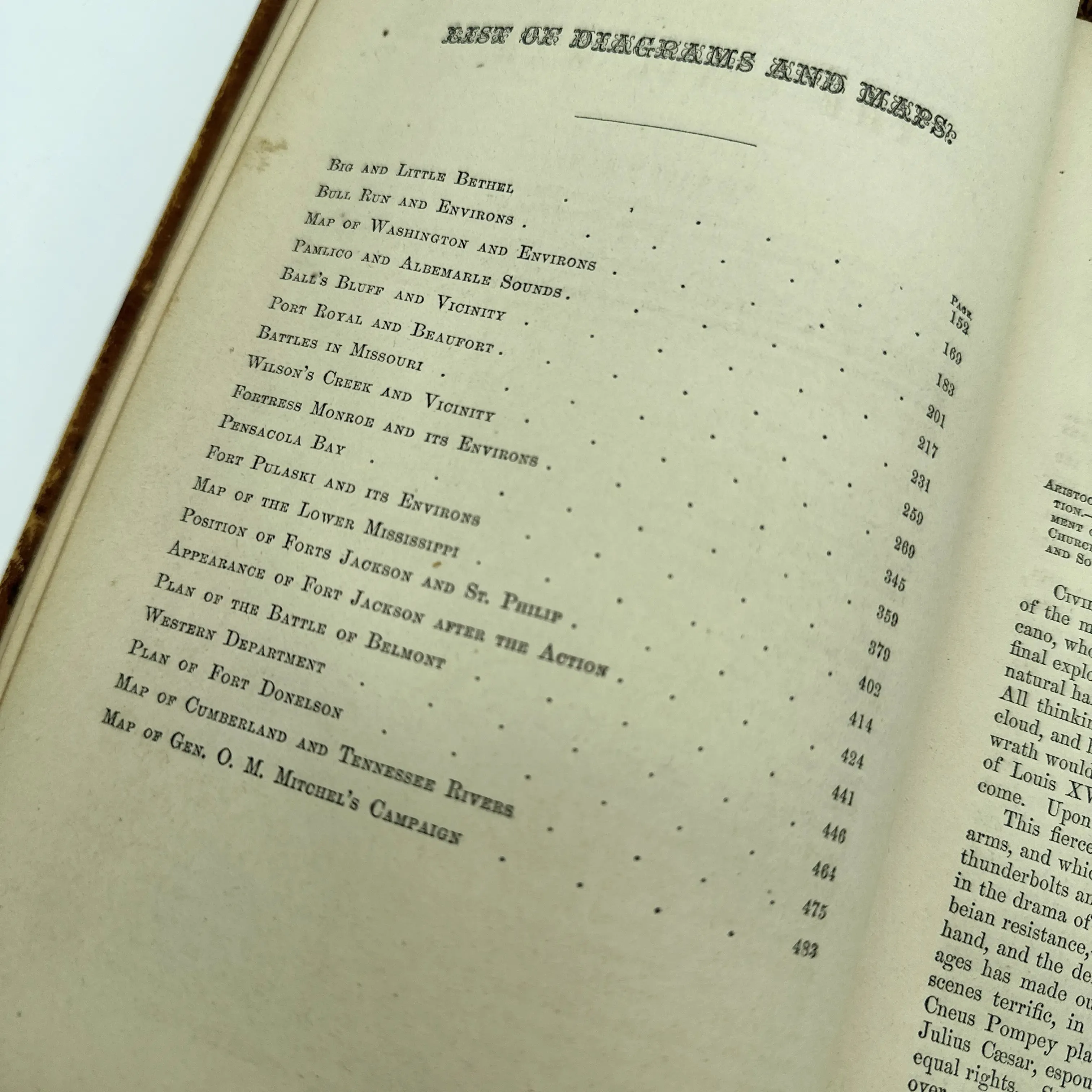 "The History of the Civil War in America" — First Edition — Volumes I (1863) and II (1866)