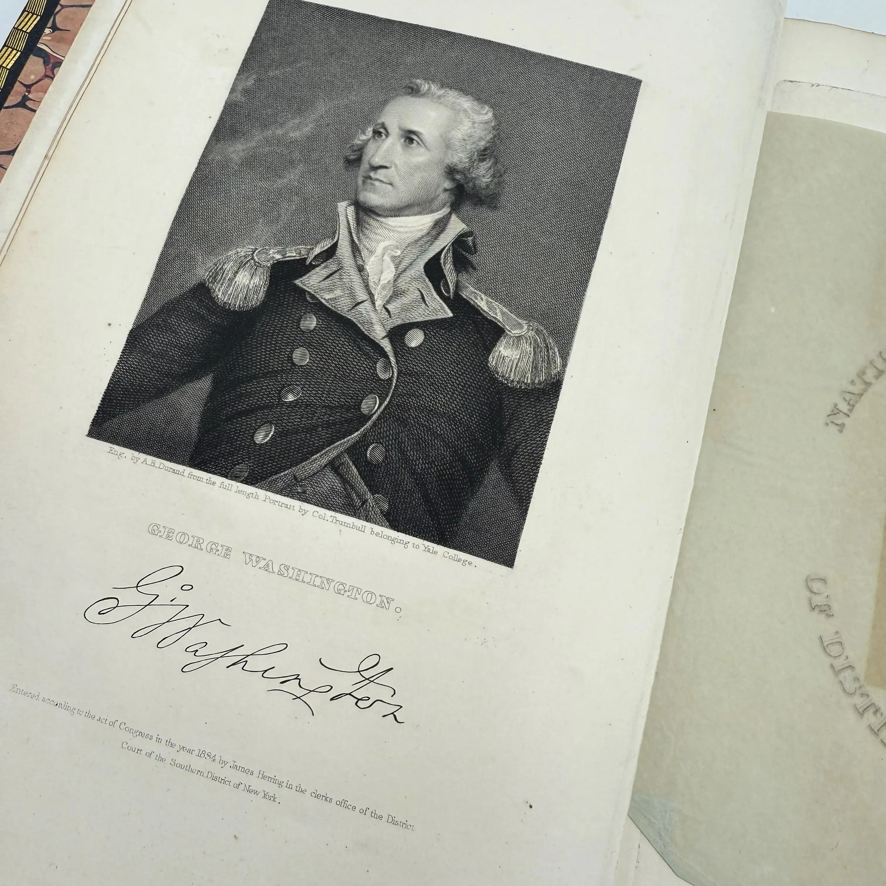 "The National Portrait Gallery of Distinguished Americans" by James Herring and James Barton Longacre — Two volume set