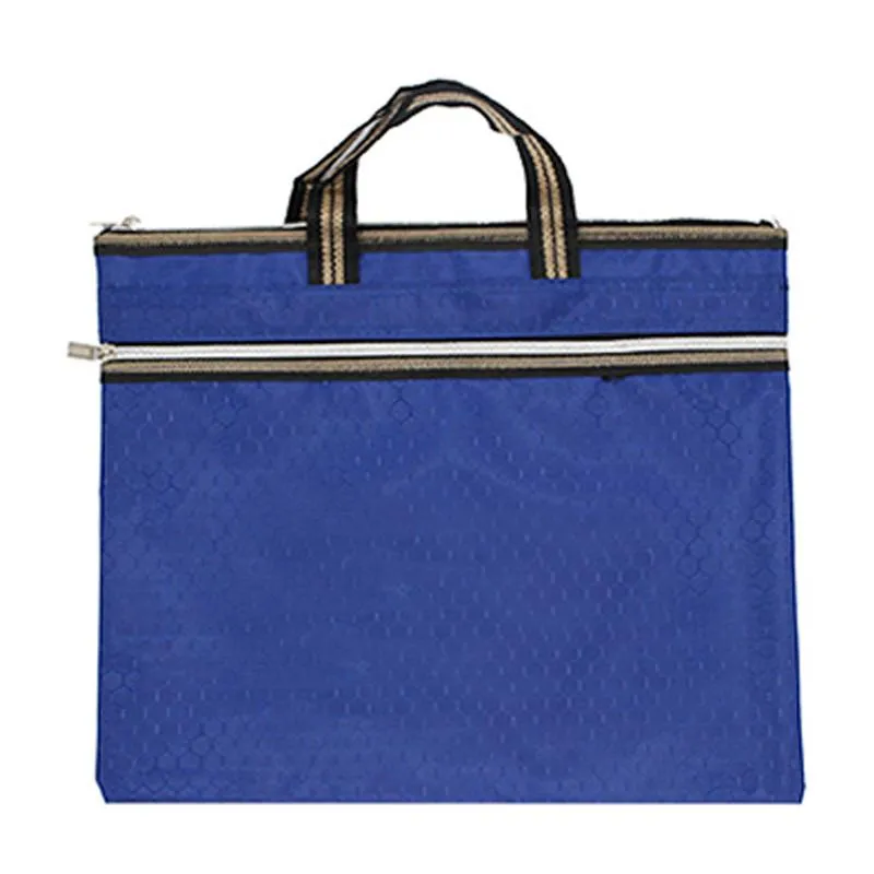 Rectangular Hand Carry Tote Bag with Hexagonal Design