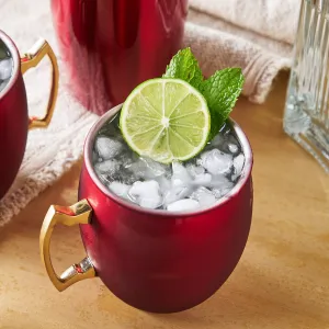 Red Moscow Mule Mug