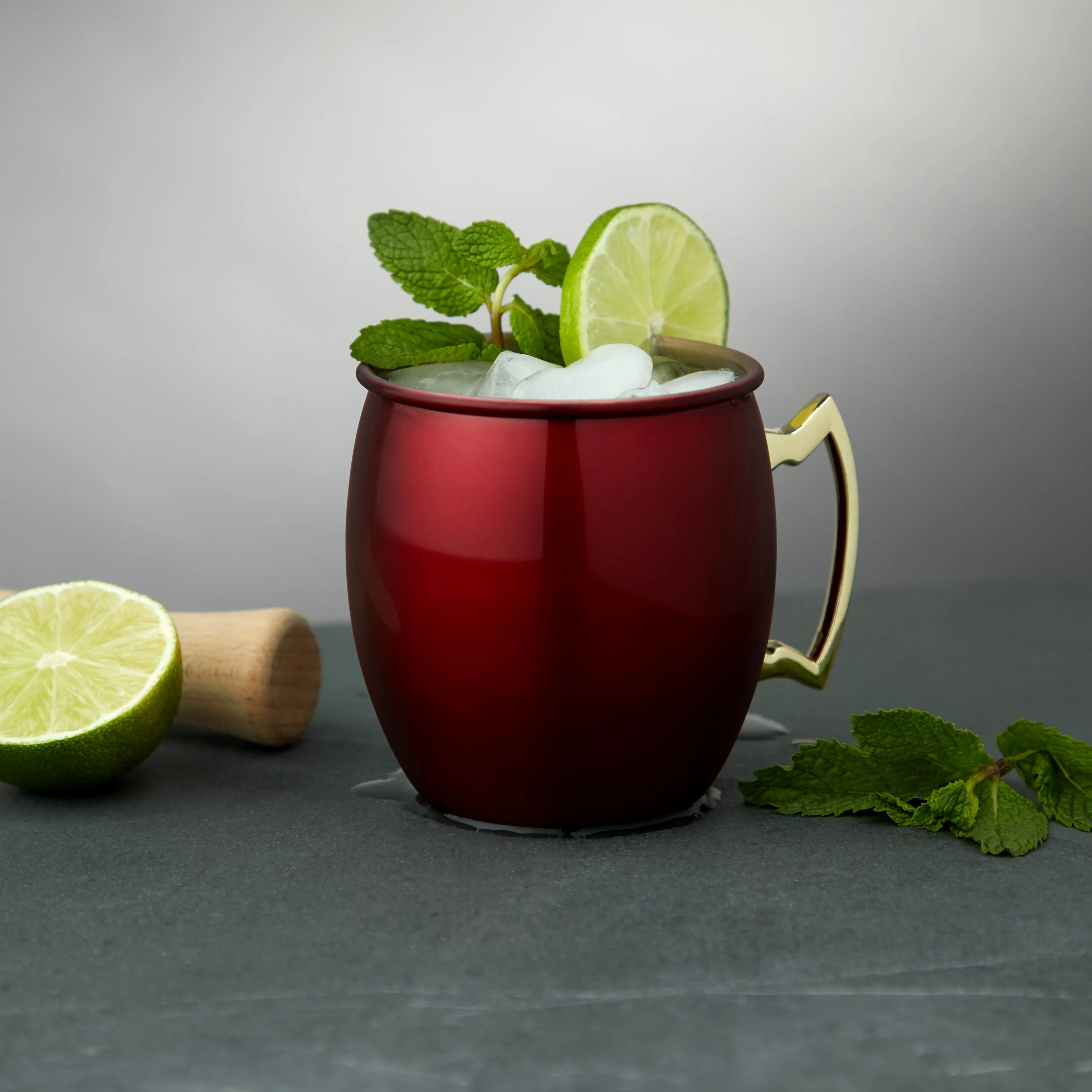 Red Moscow Mule Mug