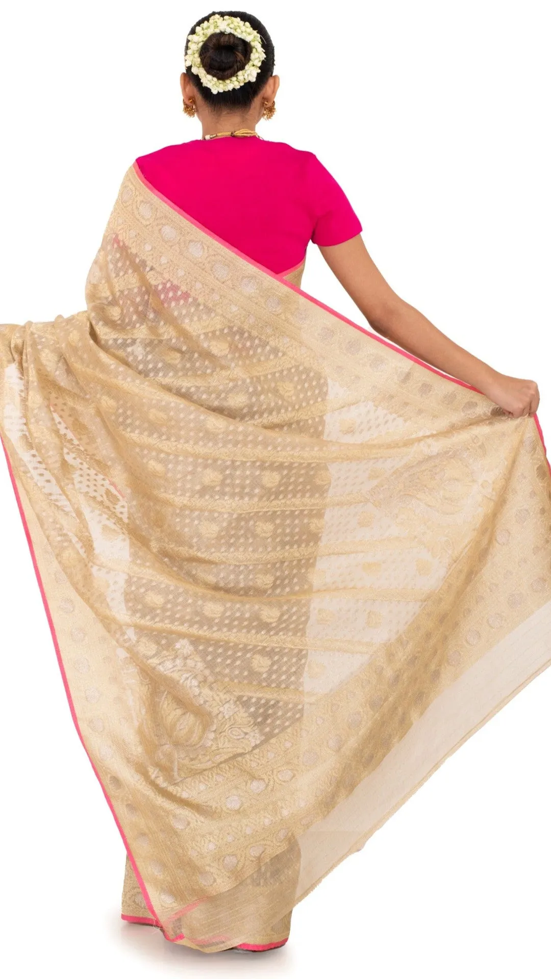 Regal Golden Tissue Kota Saree