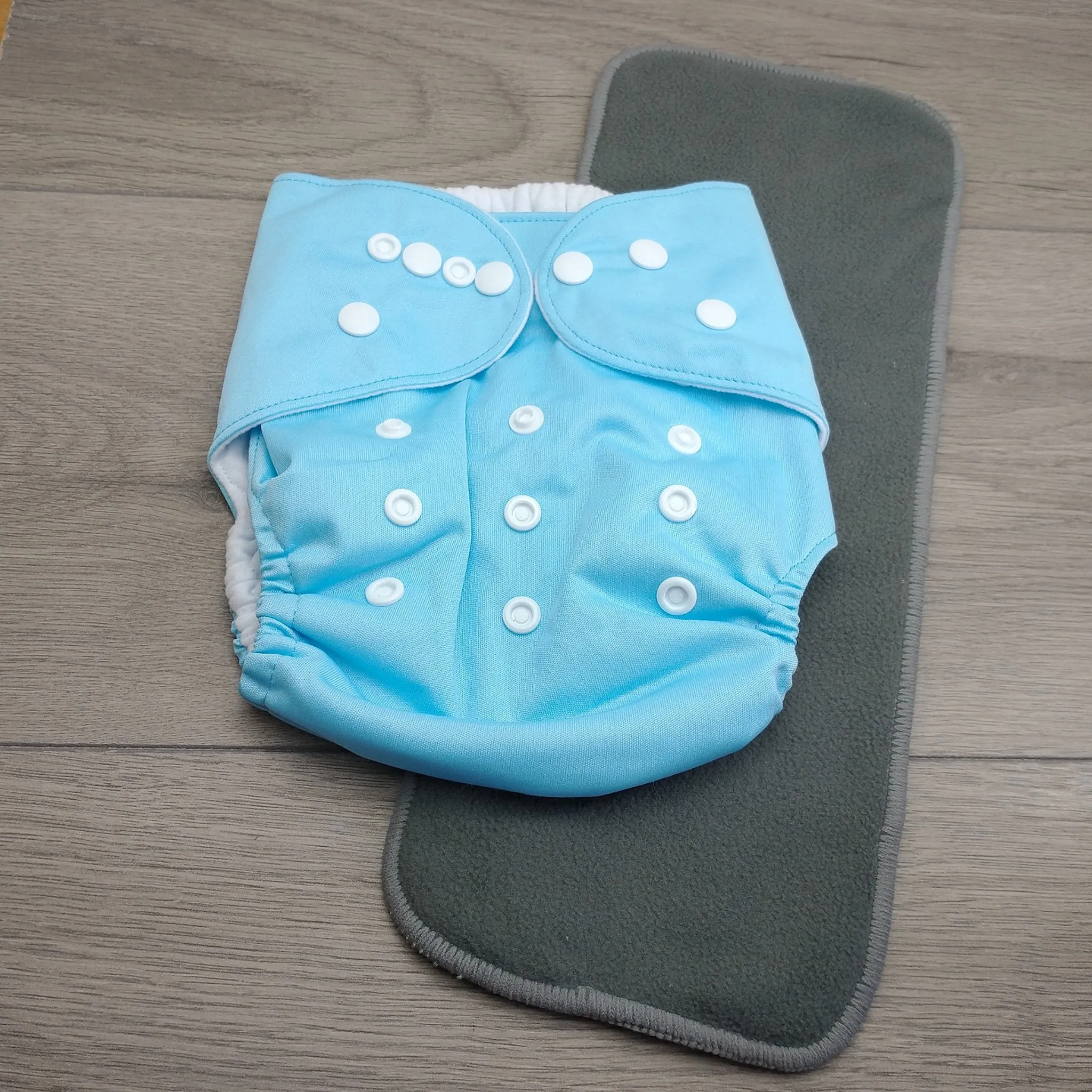 Reusable Cloth Pocket Nappy - Blue