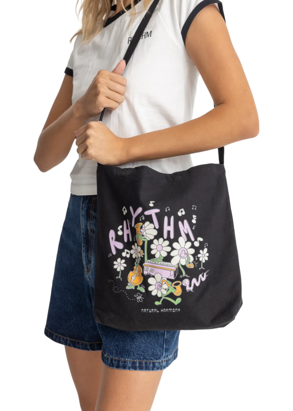 Rhythm - Harmony Tote Bag - Black