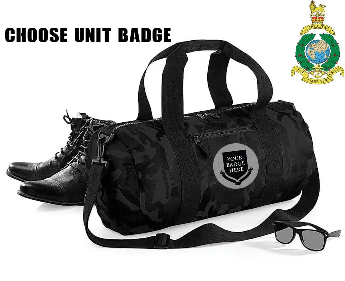 Royal Marines Units Camo Barrel Bag