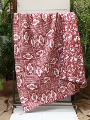 Ruby Reversible Silk Cotton Quilt