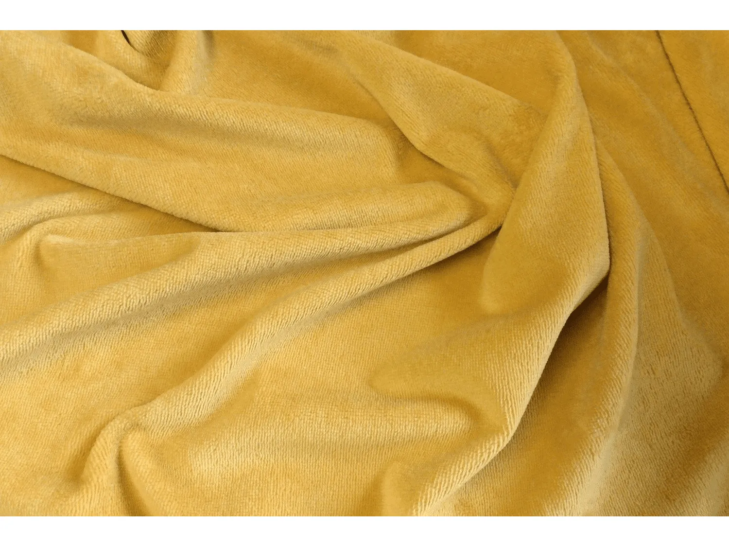 SAFFRON YELLOW  - Luxury Very Soft Bamboo Towelling by Truly Sumptuous UK