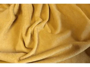 SAFFRON YELLOW  - Luxury Very Soft Bamboo Towelling by Truly Sumptuous UK