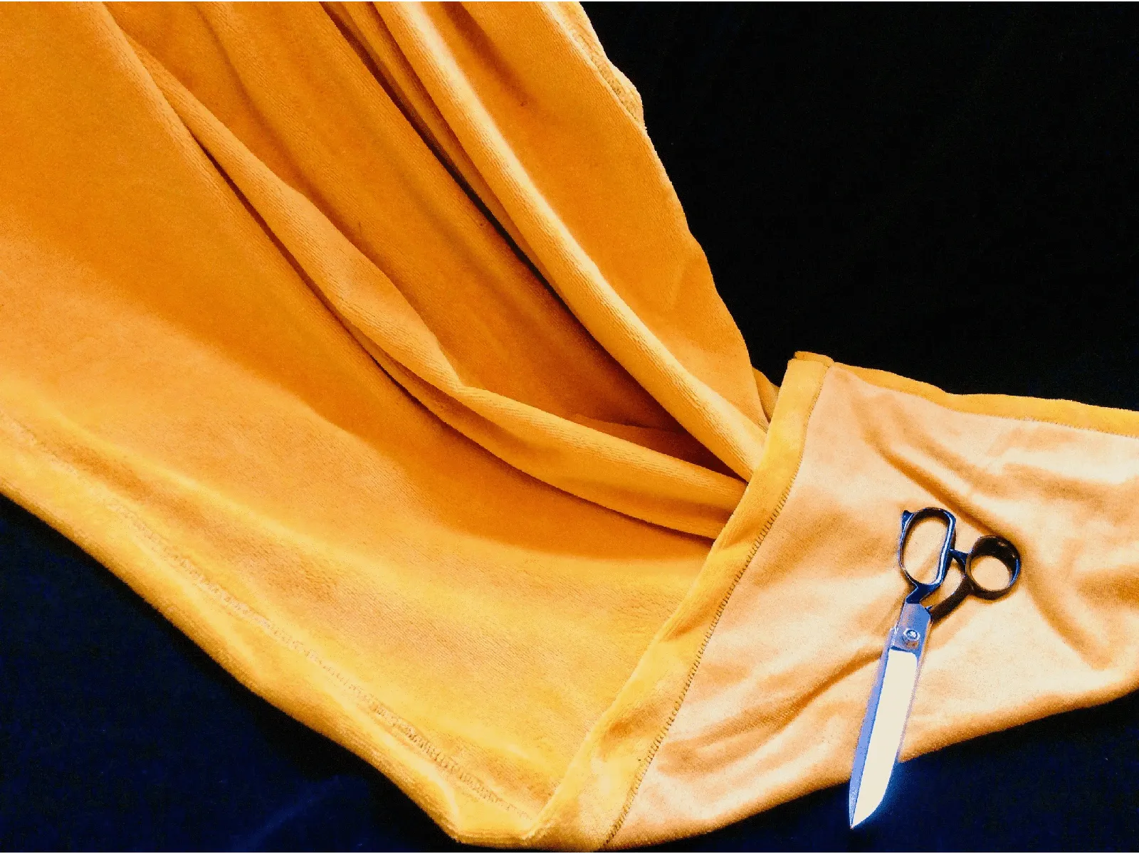 SAFFRON YELLOW  - Luxury Very Soft Bamboo Towelling by Truly Sumptuous UK