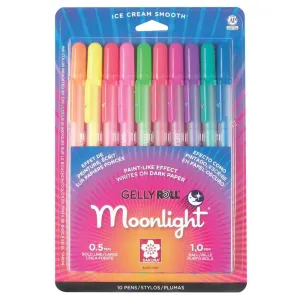 Sakura Gelly Roll Moonlight Gel Pen 10pk