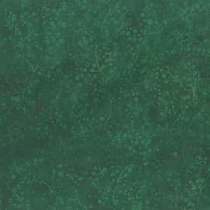 Season's Splendor Batiks - Berries Dark Forest Yardage