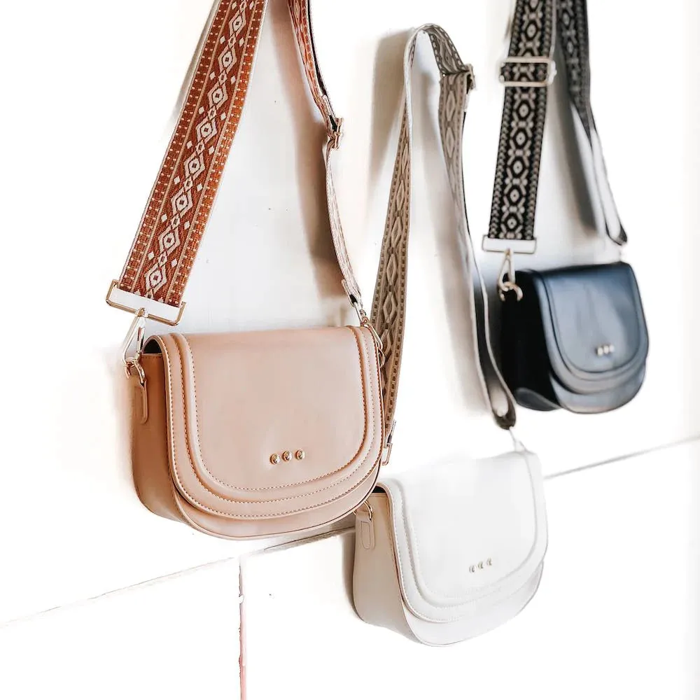 Serenity Saddle Bag - Cream