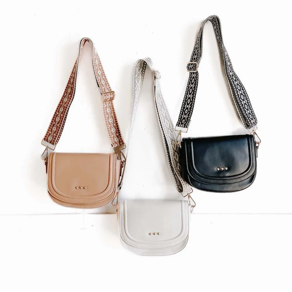 Serenity Saddle Bag - Cream