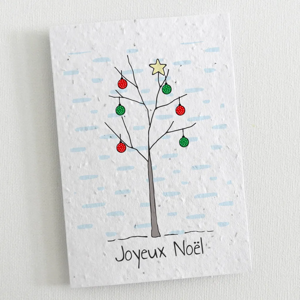 Set of 6 Plantable Christmas Cards