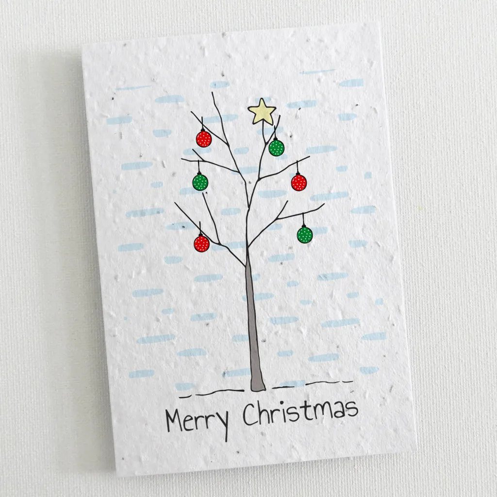 Set of 6 Plantable Christmas Cards