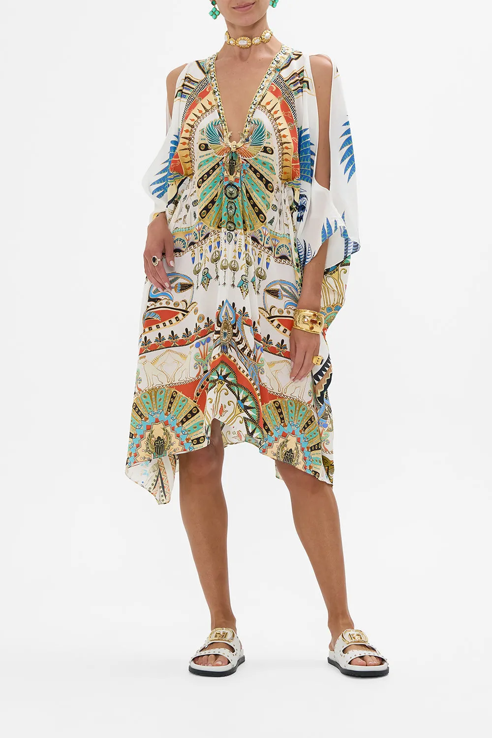 SHORT KAFTAN WITH HARDWARE VALLEY OF THE QUEENS