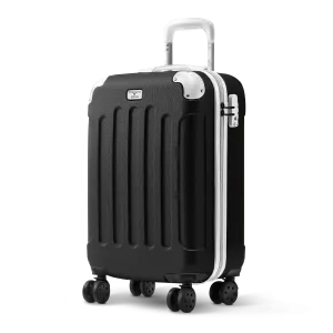 Skywander 20" Cabin Suitcase in Black & White