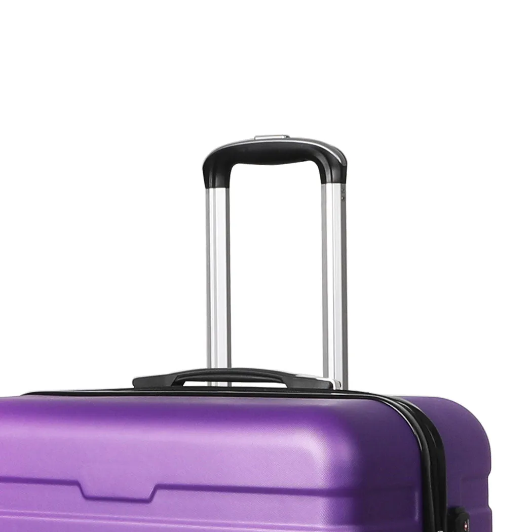 Slimbridge 20" Carry On Luggage Case Purple 20 inch