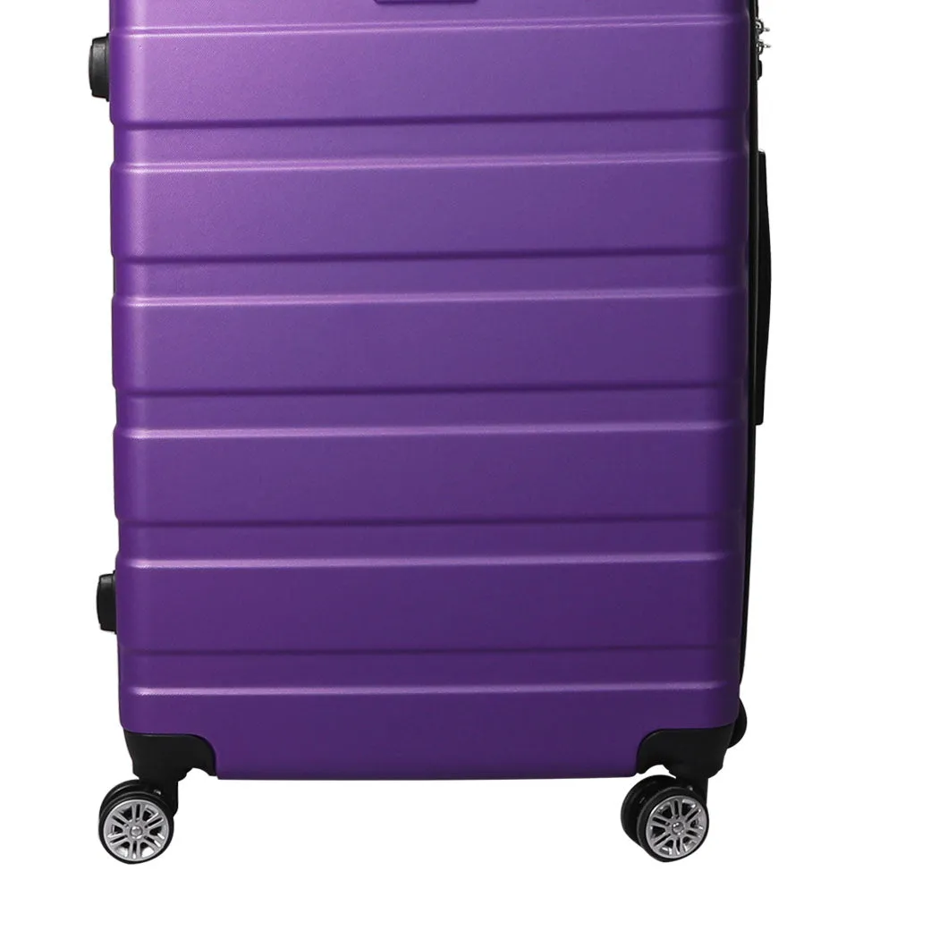 Slimbridge 20" Carry On Luggage Case Purple 20 inch