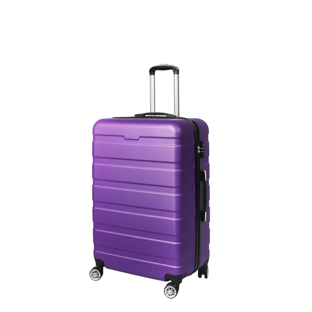 Slimbridge 28" Luggage Case Suitcase Purple 28 inch