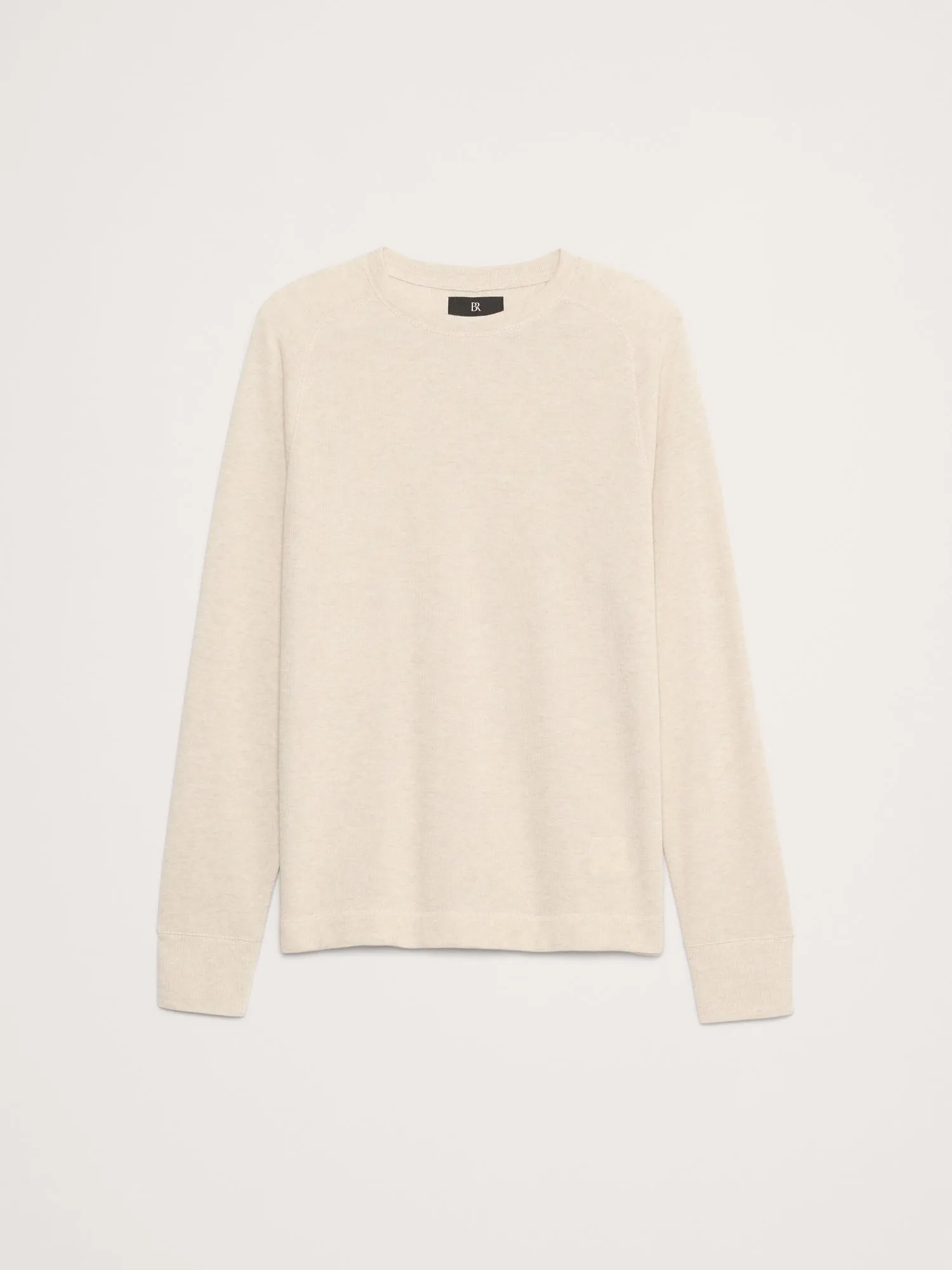 Slub Double-Knit Crew-Neck T-Shirt