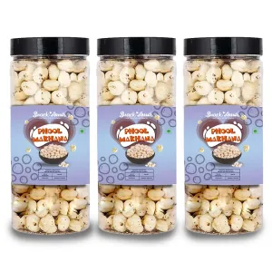 SnackAmor Phool Makhana Jars – Fit for Fasting, Prasad  (55gm each)