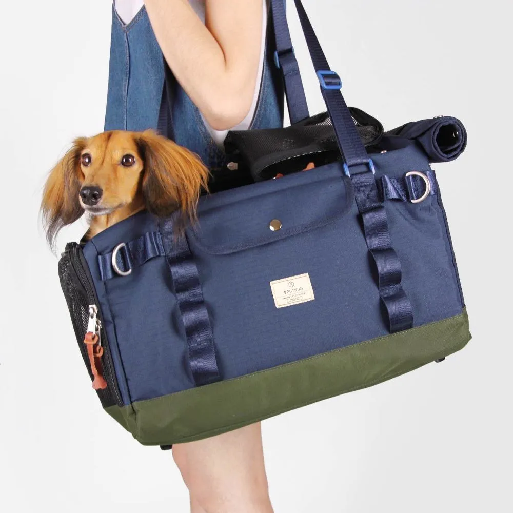 Sputnik Multi-Function Lightweight Breathable Pet Carrier Bag (Blue)