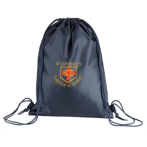 St Cuthberts R.C. Primary School Chester-le-Street Navy Gym Bag