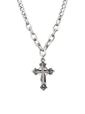 Stylish Crucifix Pendant with Chain