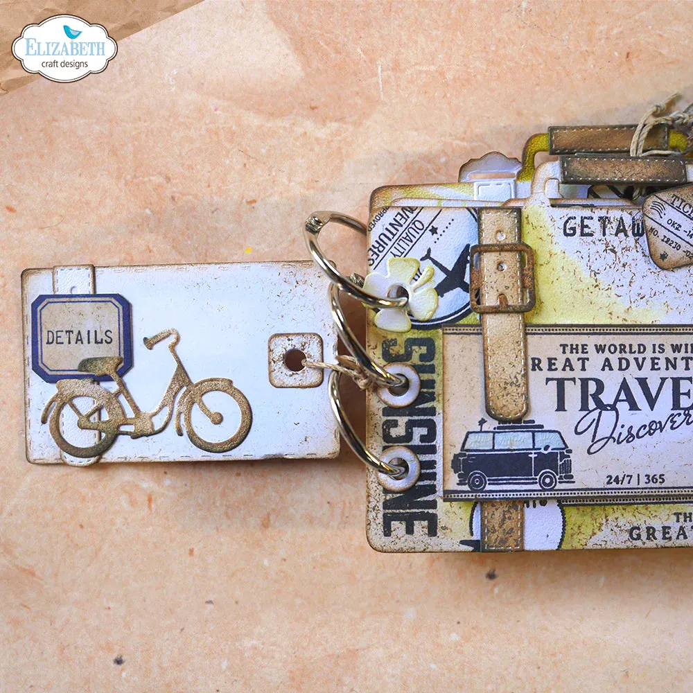 Suitcase Album Stamp   Die Kit