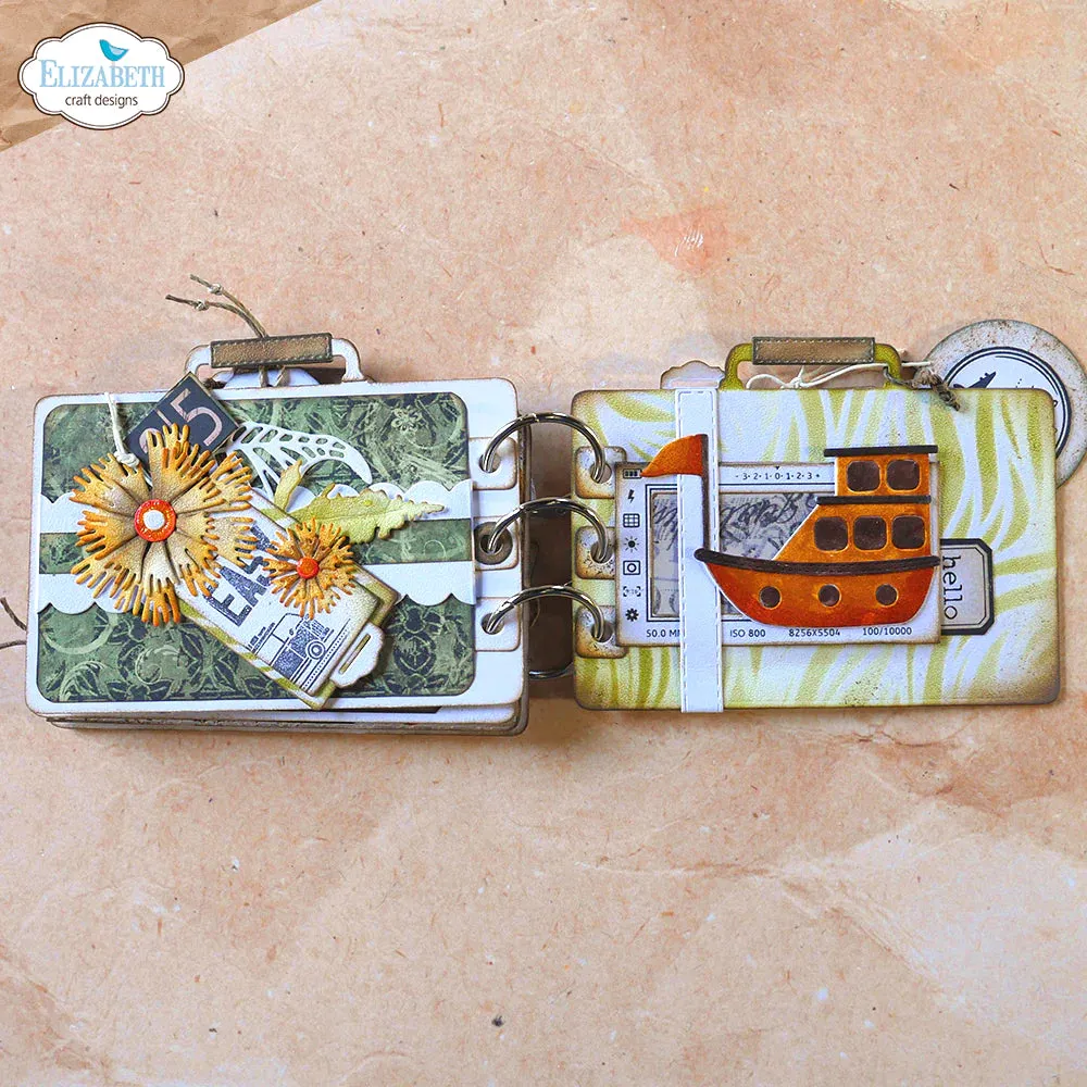 Suitcase Album Stamp   Die Kit