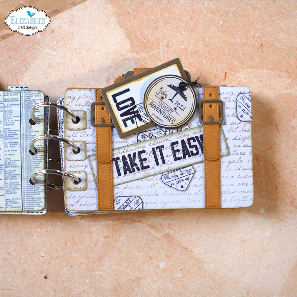 Suitcase Album Stamp   Die Kit