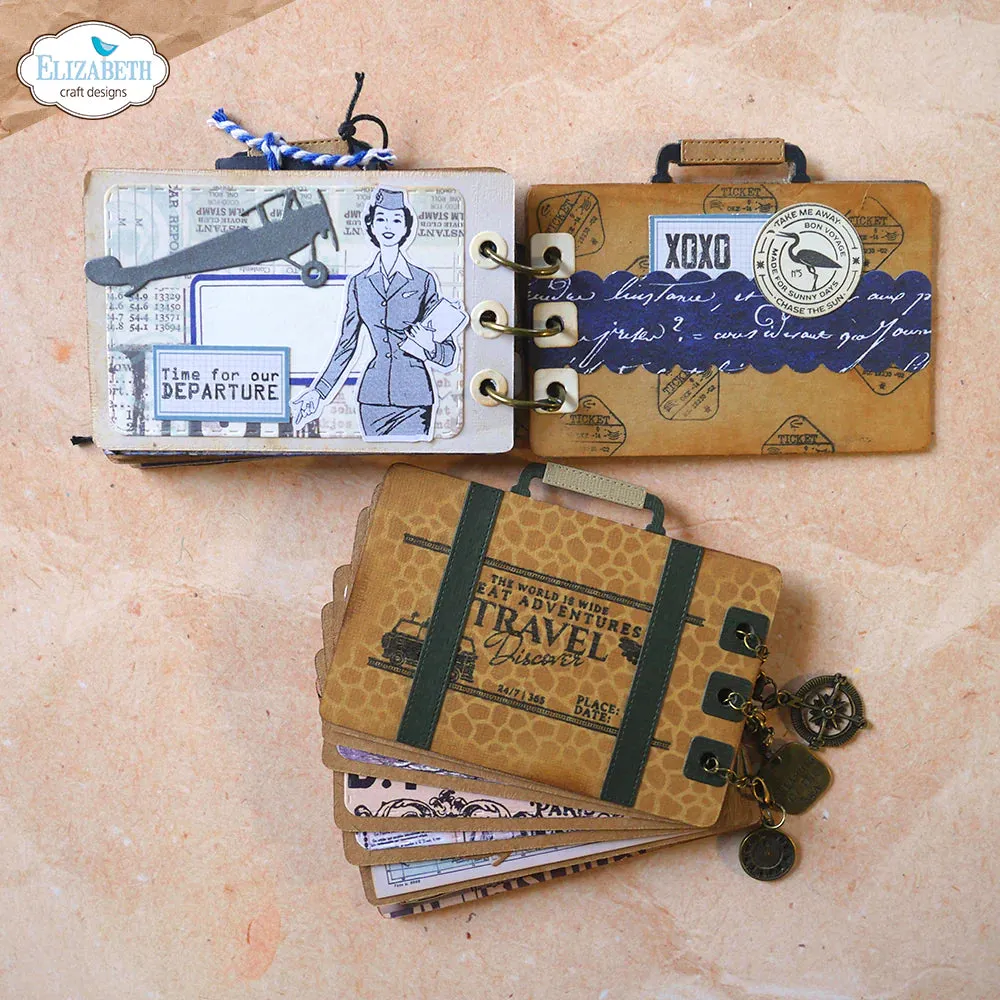 Suitcase Album Stamp   Die Kit