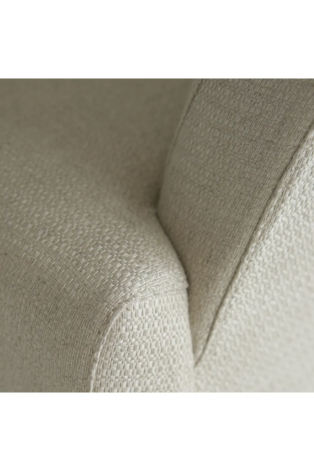 Taupe Linen Lounge Chair | Andrew Martin Victoria