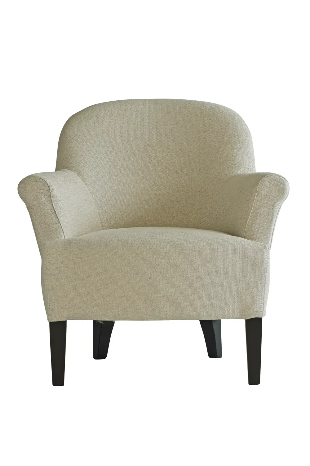 Taupe Linen Lounge Chair | Andrew Martin Victoria