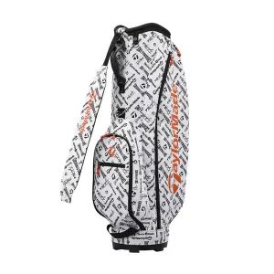 TAYLORMADE 8.5" Icon Graphic Cart Bag (White)