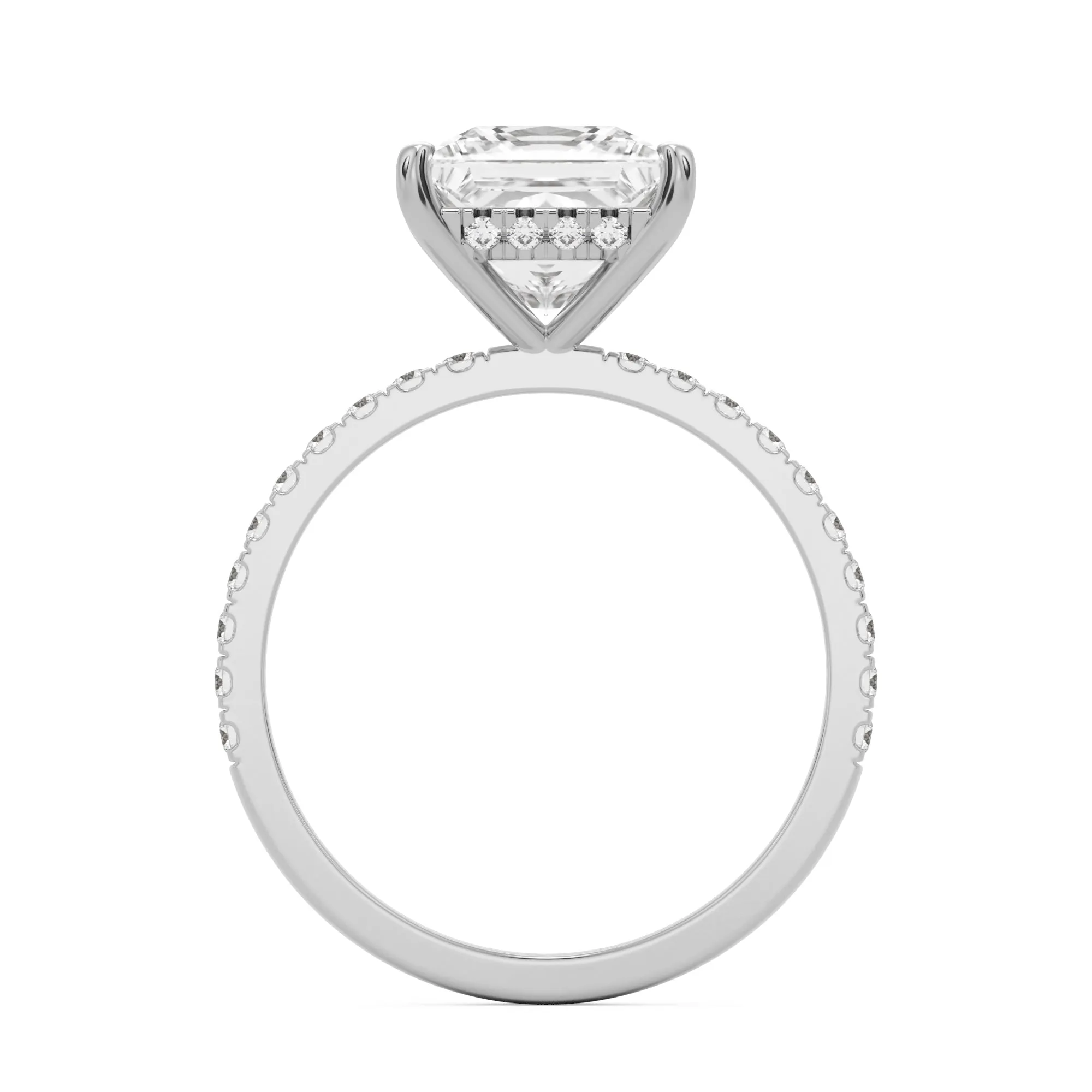 The Princess Hidden Halo Pavé