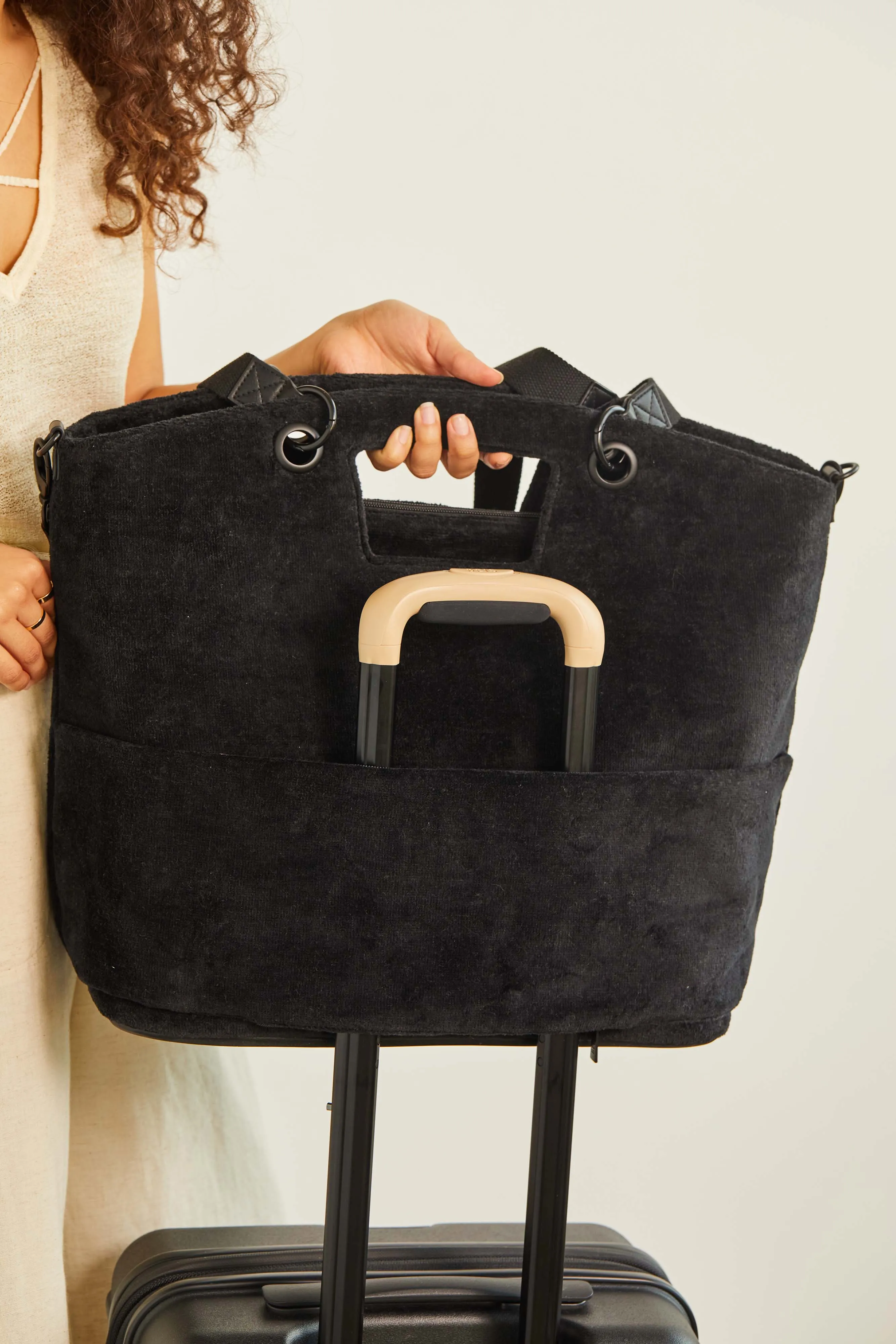 The Terry Tote in Black