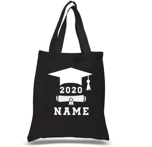 Tote Bag: Graduate Cap & Diploma * Personalized