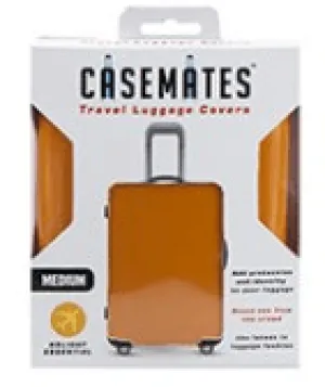 Travel suitcase cover - Small - perfect for ensuring your luggage stands out! - Orange