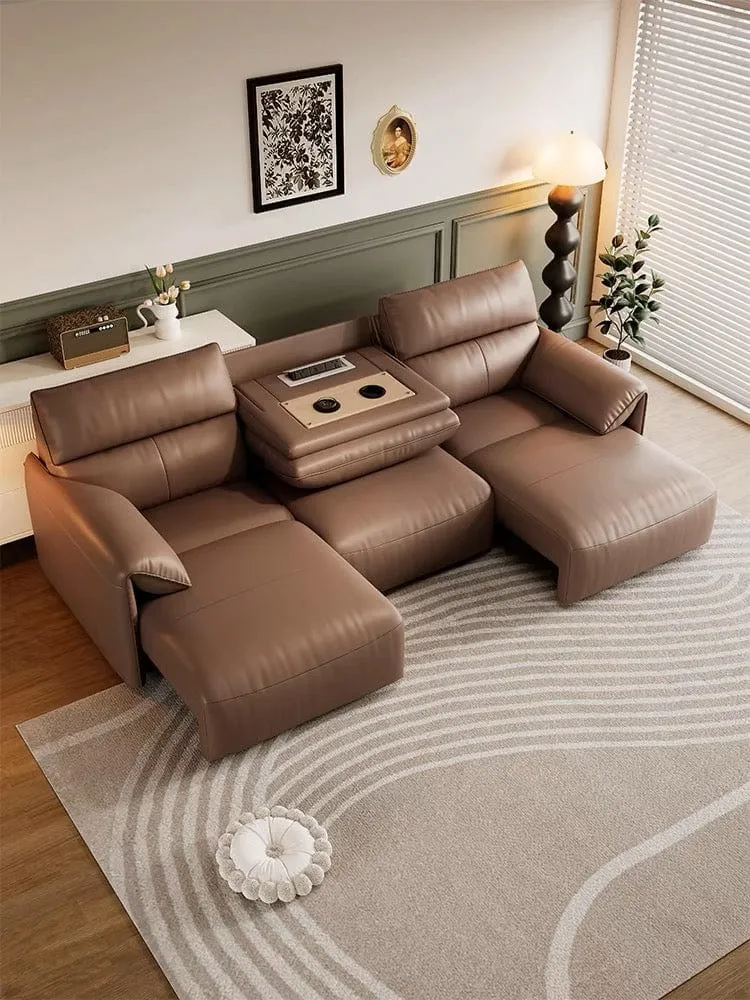 Trevor Electric Leather Sofa Bed