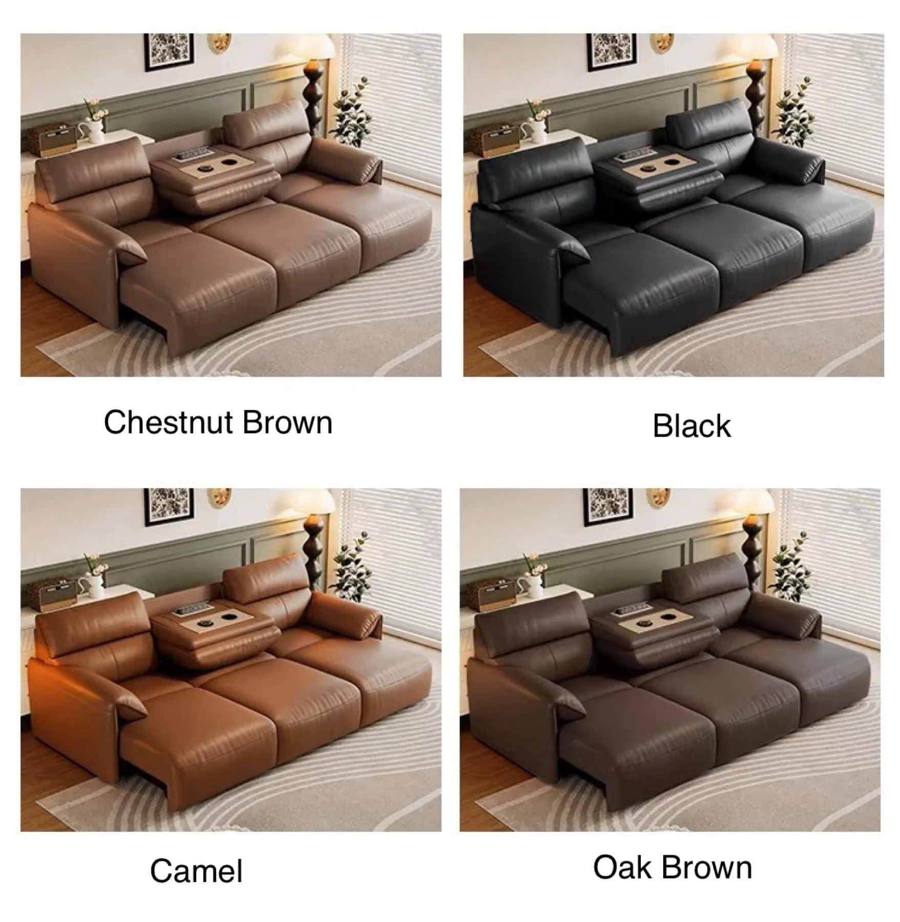 Trevor Electric Leather Sofa Bed