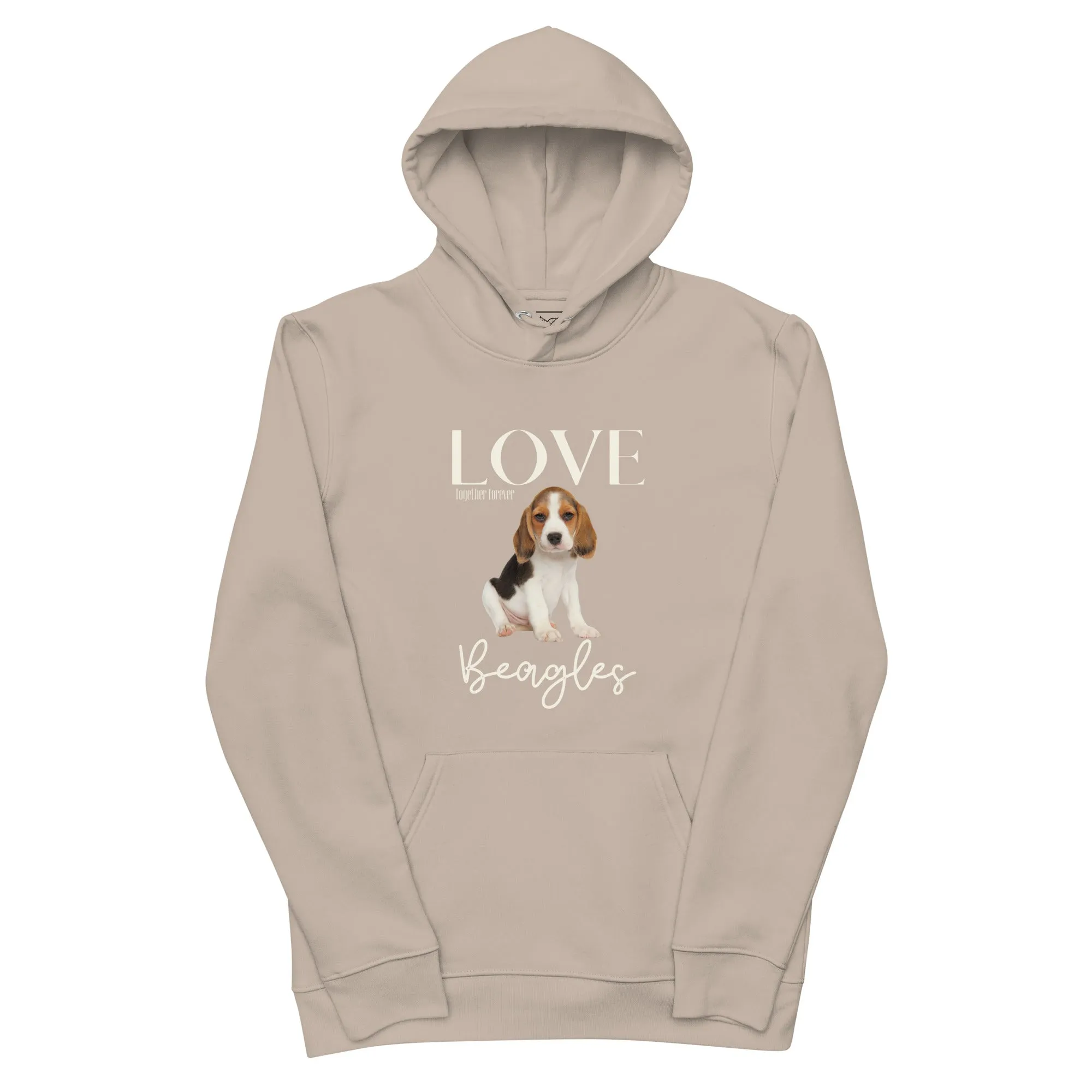 Unisex essential eco hoodie, Beagle lovers